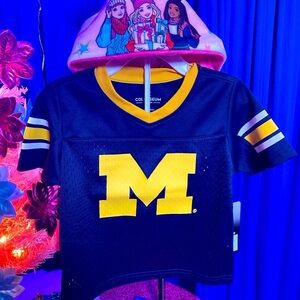 University of Michigan (UofM) Infant Jersey, Unisex. Authentic, NWT